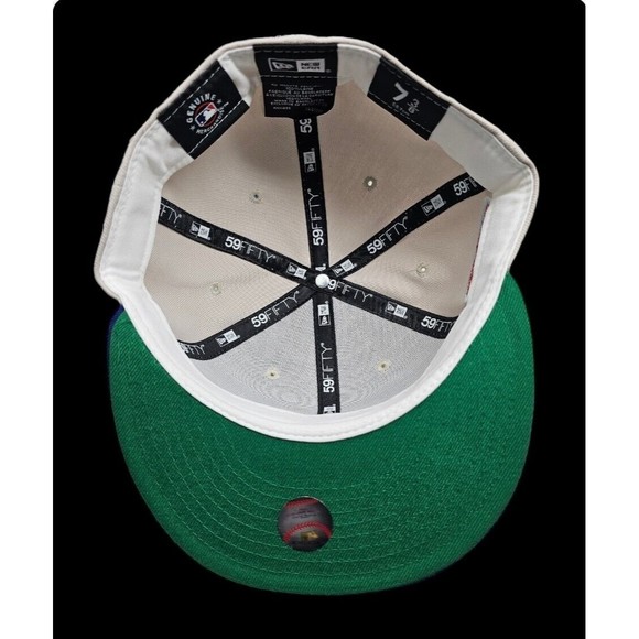 Jackie Robinson 5950 New Era Hat Los Angeles Dodgers Cap #42 RARE! 7 ⅜ 🎁 - Picture 3 of 7